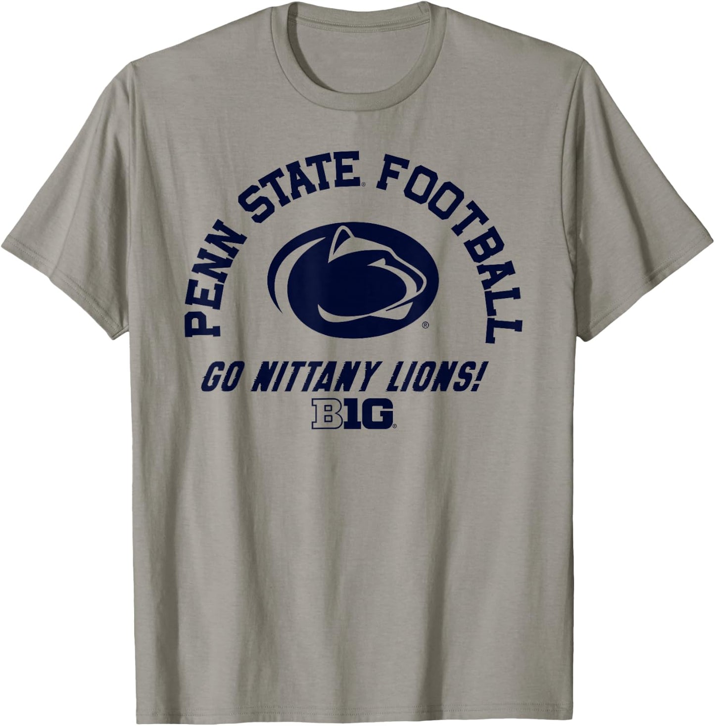 Penn State Nittany Lions Big 10 Football White T-Shirt - T-Shirt | Sand