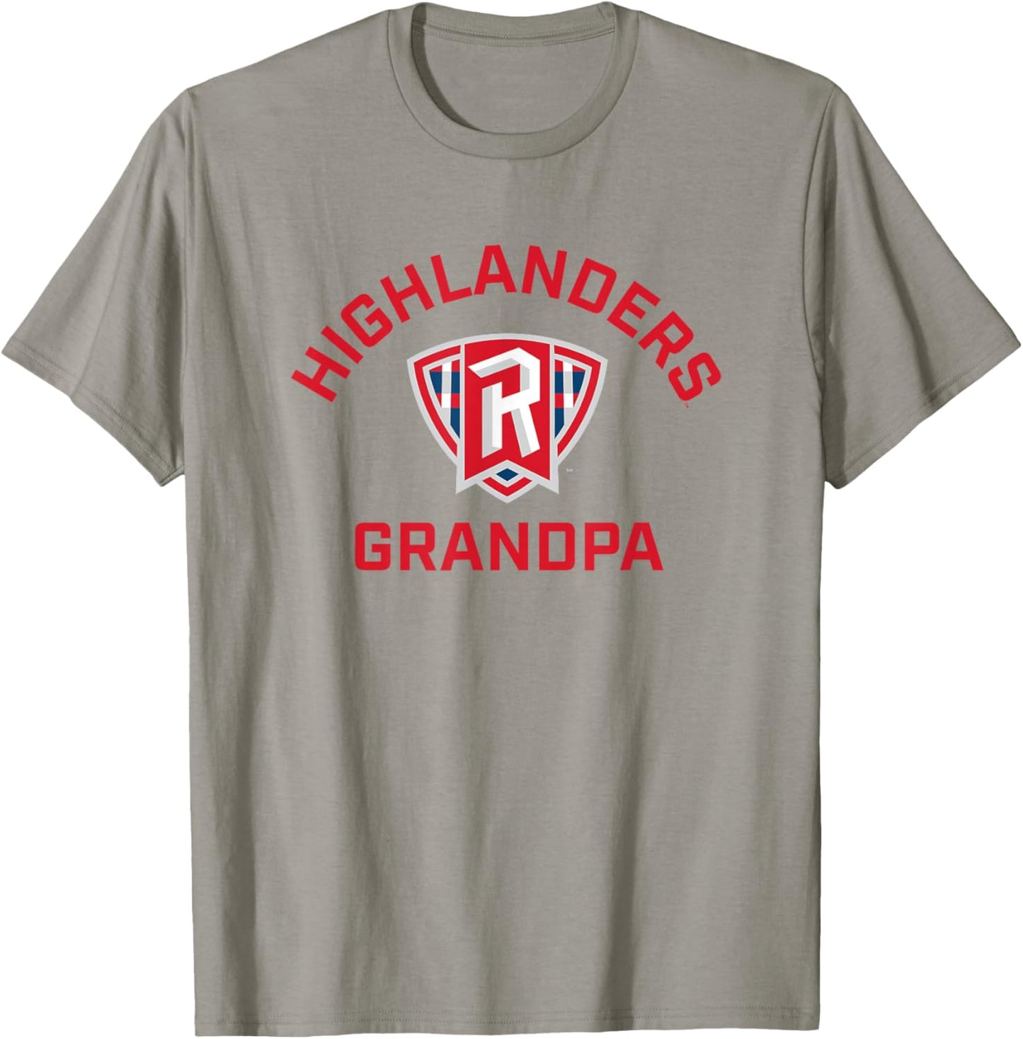 Radford University Highlanders Arched Grandpa T-Shirt - T-Shirt | Sand