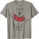 Disney Winnie The Pooh Simple Outline Sketch T-Shirt - T-Shirt | Sand