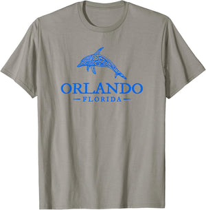 Orlando Florida Dolphin Women Beach Souvenir T-Shirt - T-Shirt | Sand