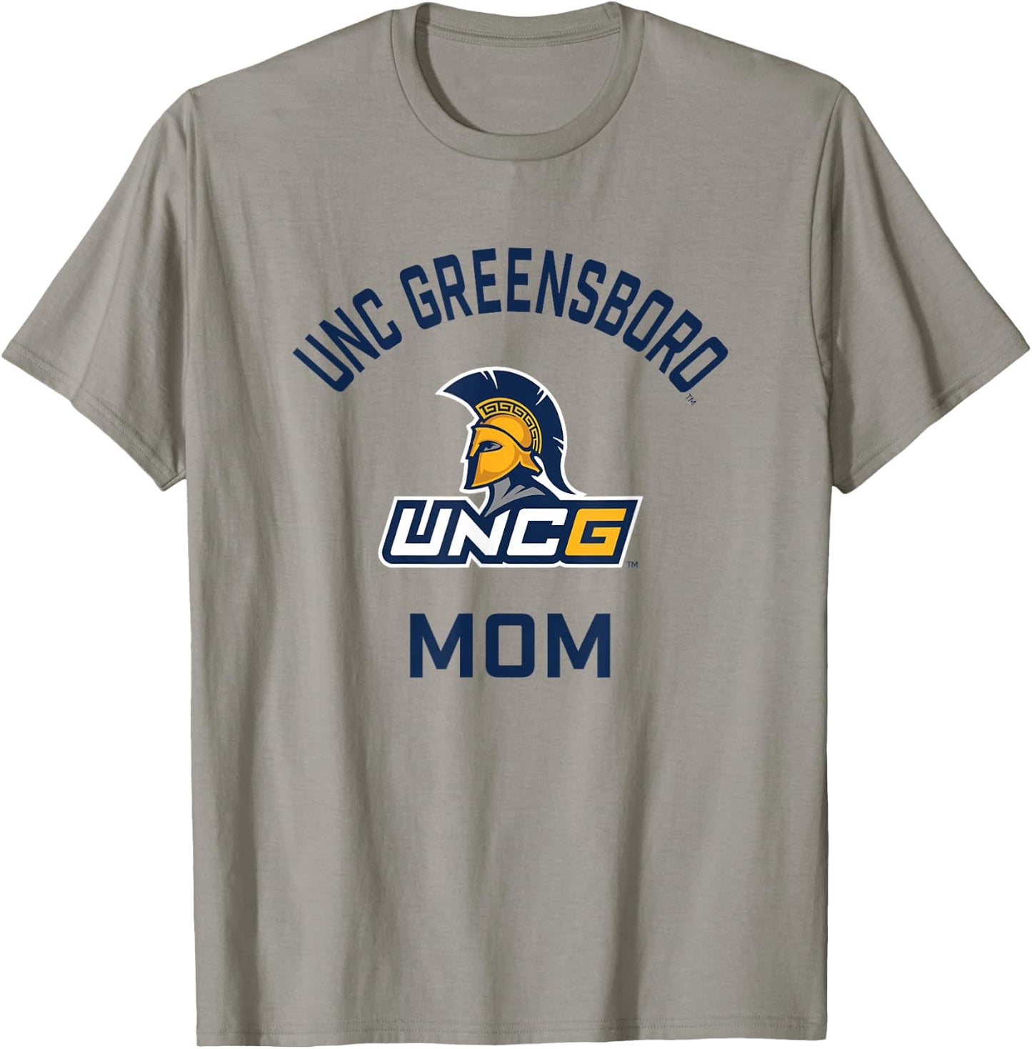 UNC Greensboro UNCG Spartans Arched Mom T-Shirt - T-Shirt | Sand