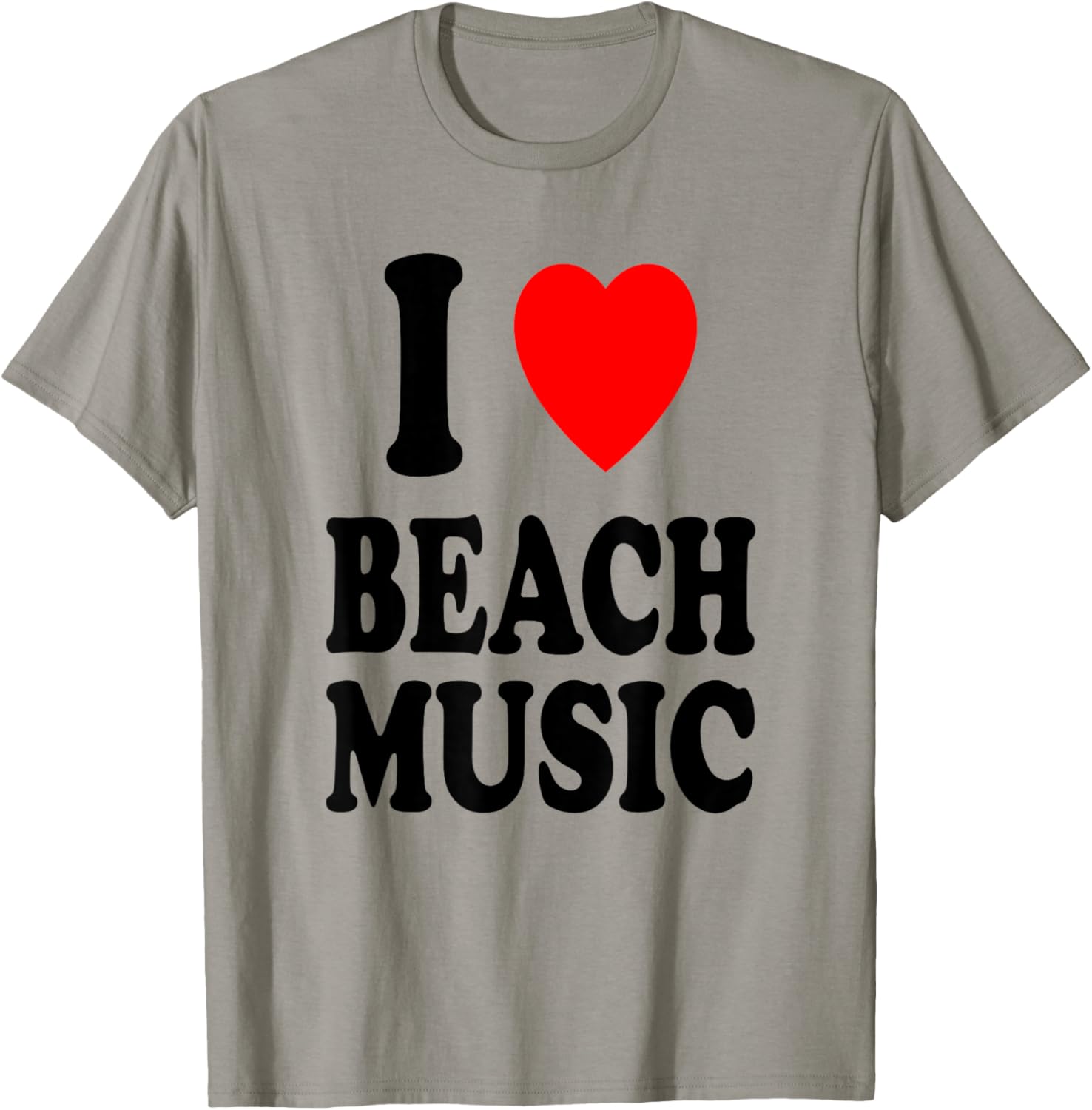 I Heart (Love) Beach Music T-Shirt - T-Shirt | Sand