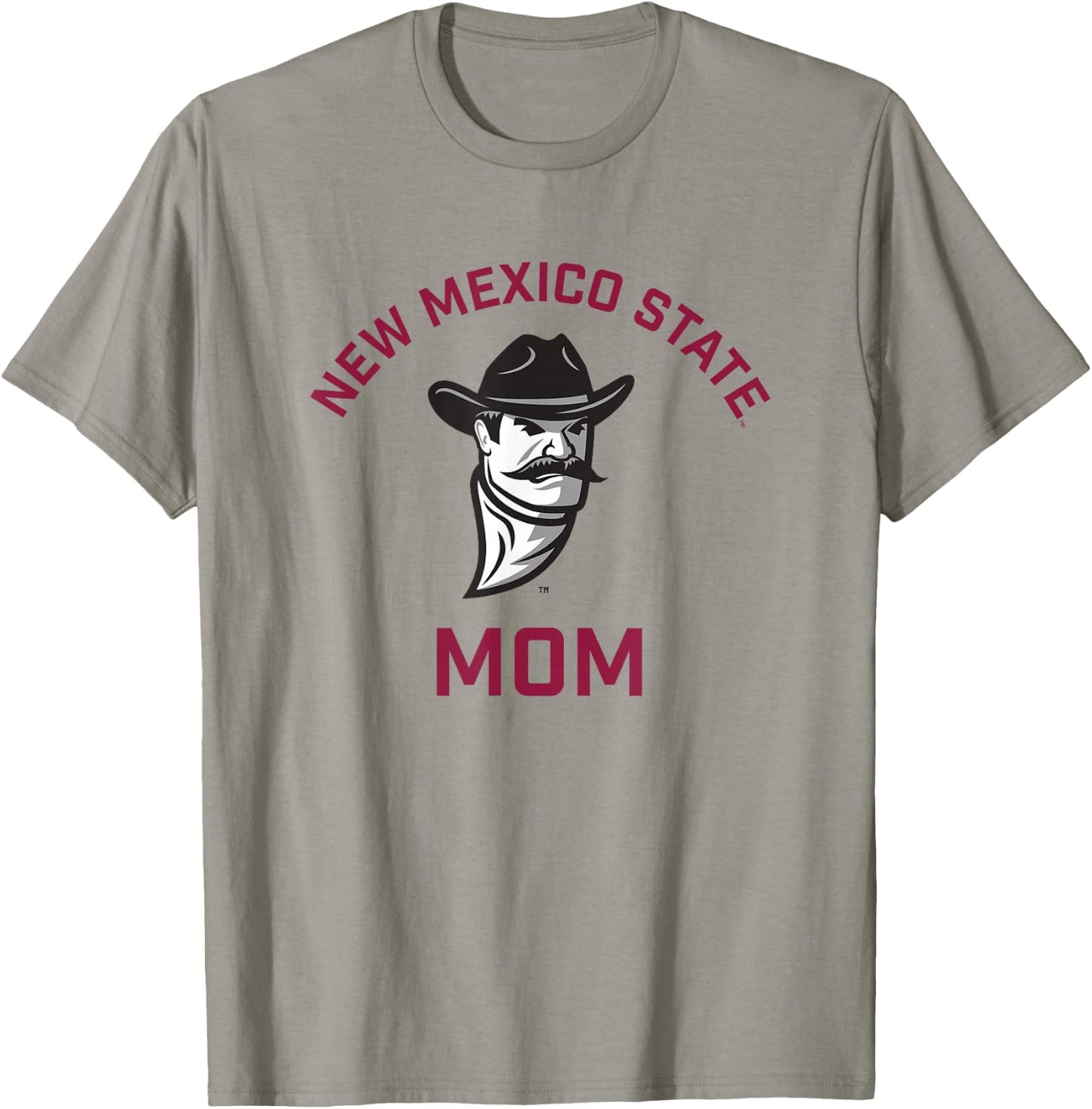 New Mexico State University NMSU Aggies Arched Mom T-Shirt - T-Shirt | Sand