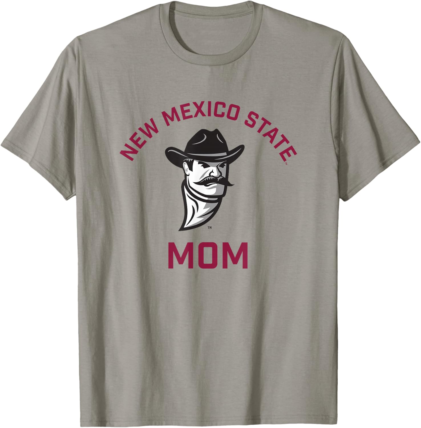 New Mexico State University NMSU Aggies Arched Mom T-Shirt - T-Shirt | Sand