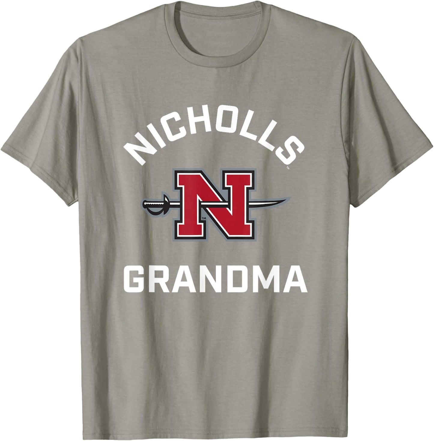 Nicholls State University Colonels Arched Grandma T-Shirt - T-Shirt | Sand