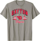 Dayton Flyers Retro Diamond Gray Officially Licensed T-Shirt - T-Shirt | Sand