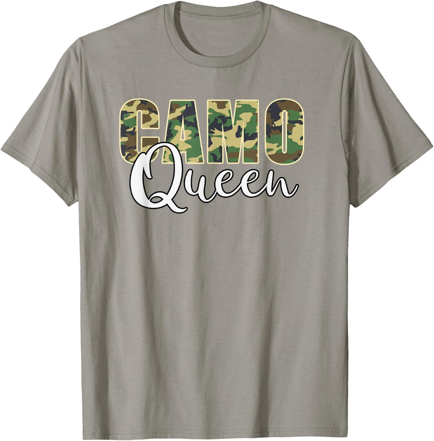 Camo Queen Orange Camouflage Women T-Shirt - T-Shirt | Sand