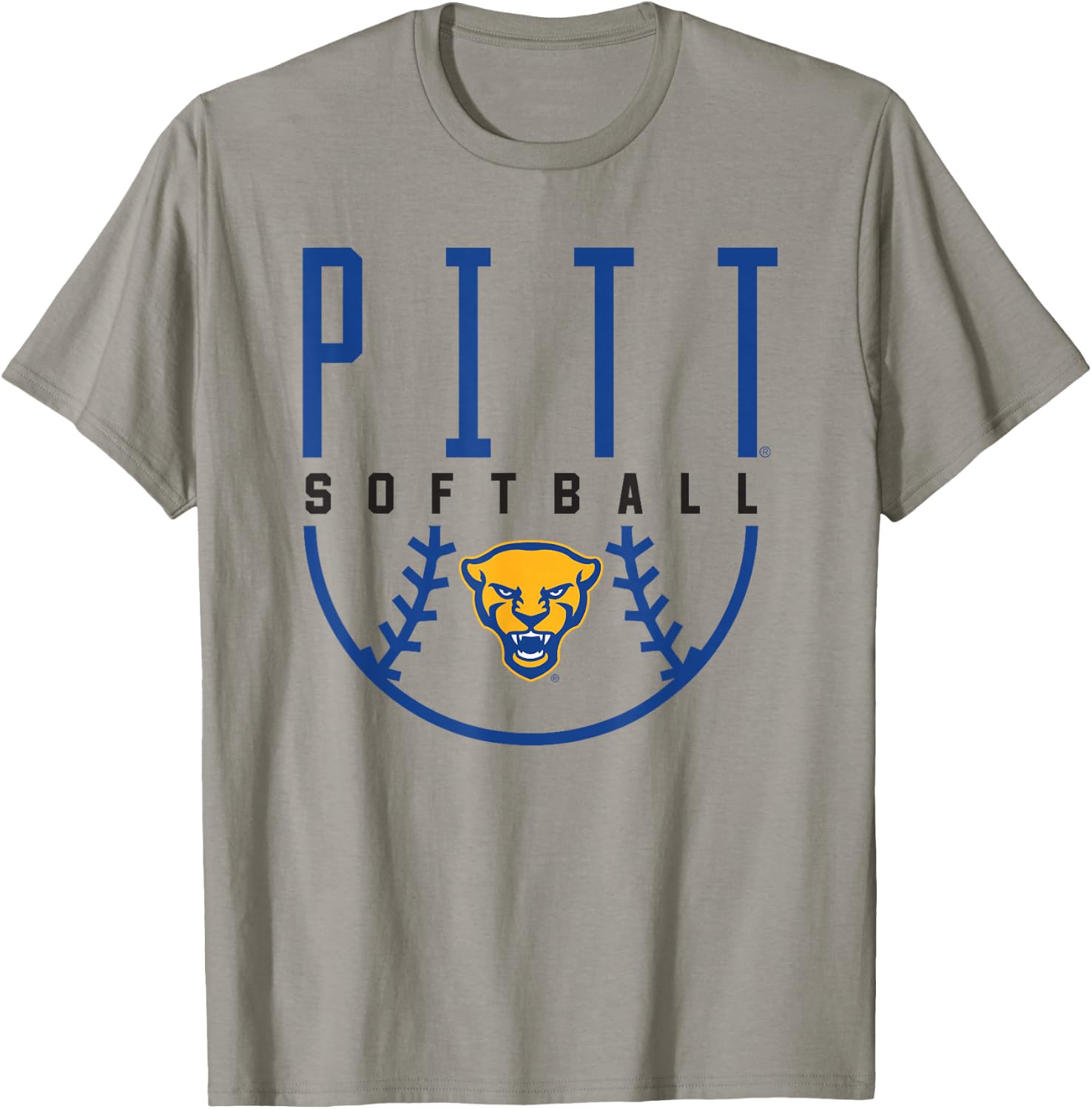 University of Pittsburgh Panthers Softball T-Shirt - T-Shirt | Sand