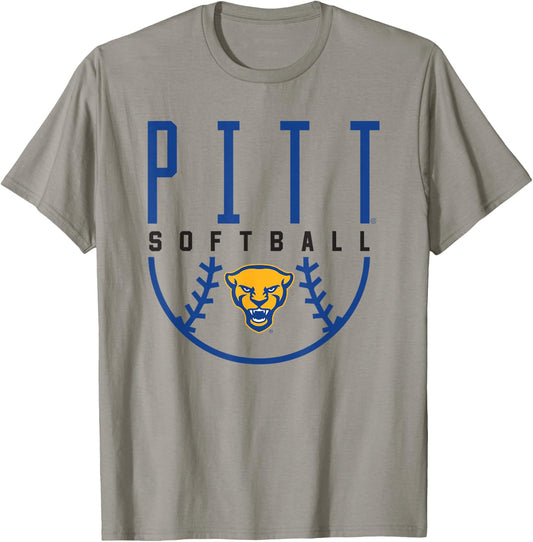 University of Pittsburgh Panthers Softball T-Shirt - T-Shirt | Sand