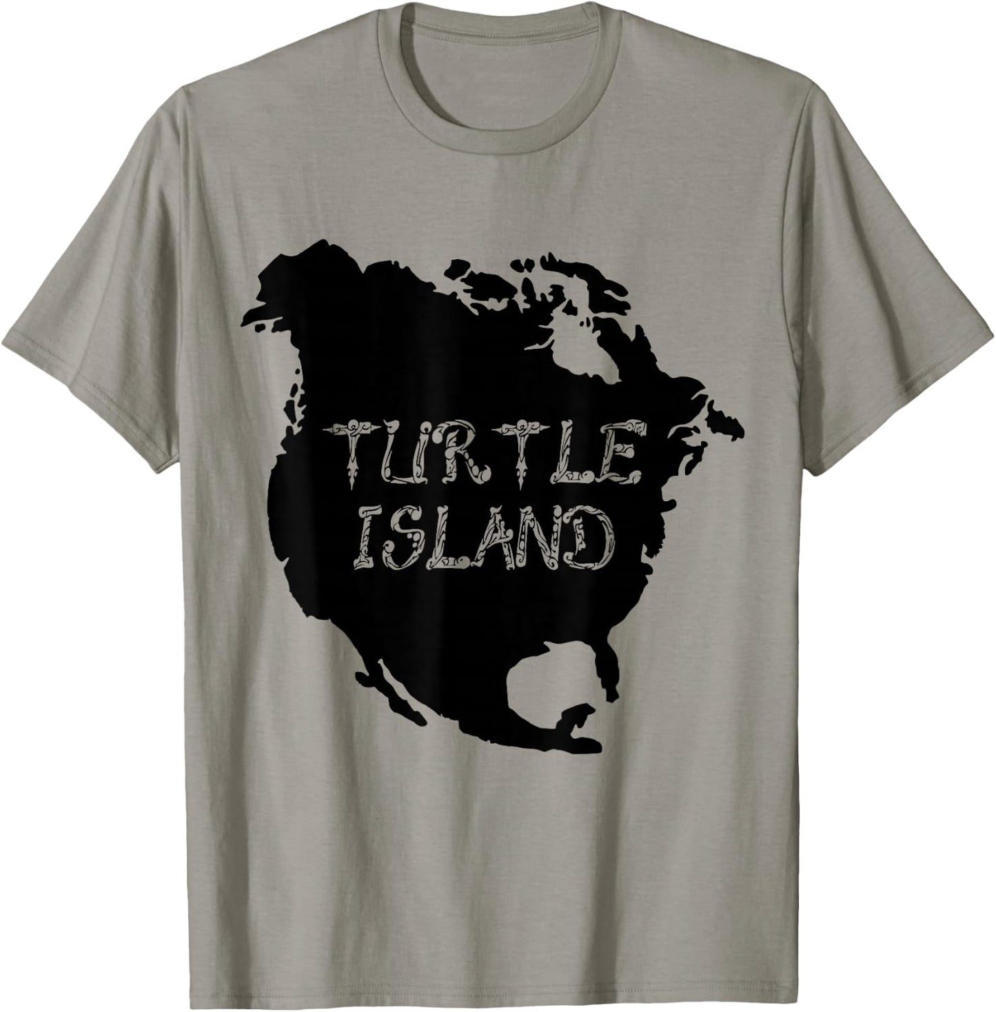 Turtle Island Anishinaabek North America T-Shirt - T-Shirt | Sand