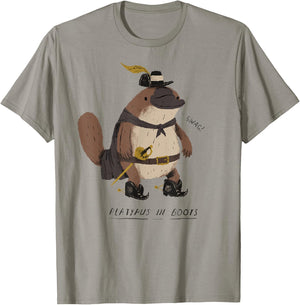 Platypus in Boots / Platypus ! T-Shirt - T-Shirt | Sand