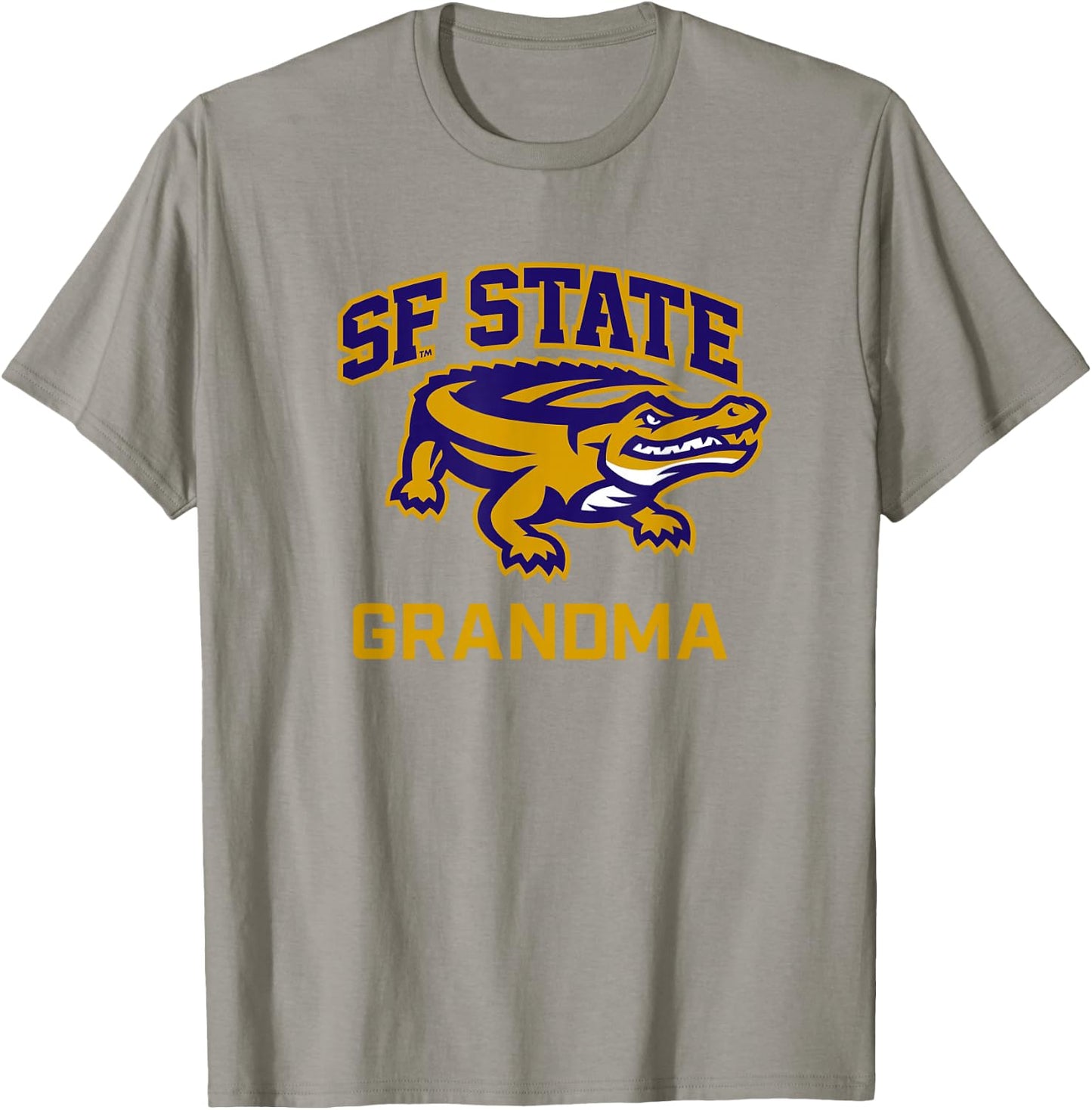 San Francisco State SFSU Gators Arched Grandma T-Shirt - T-Shirt | Sand