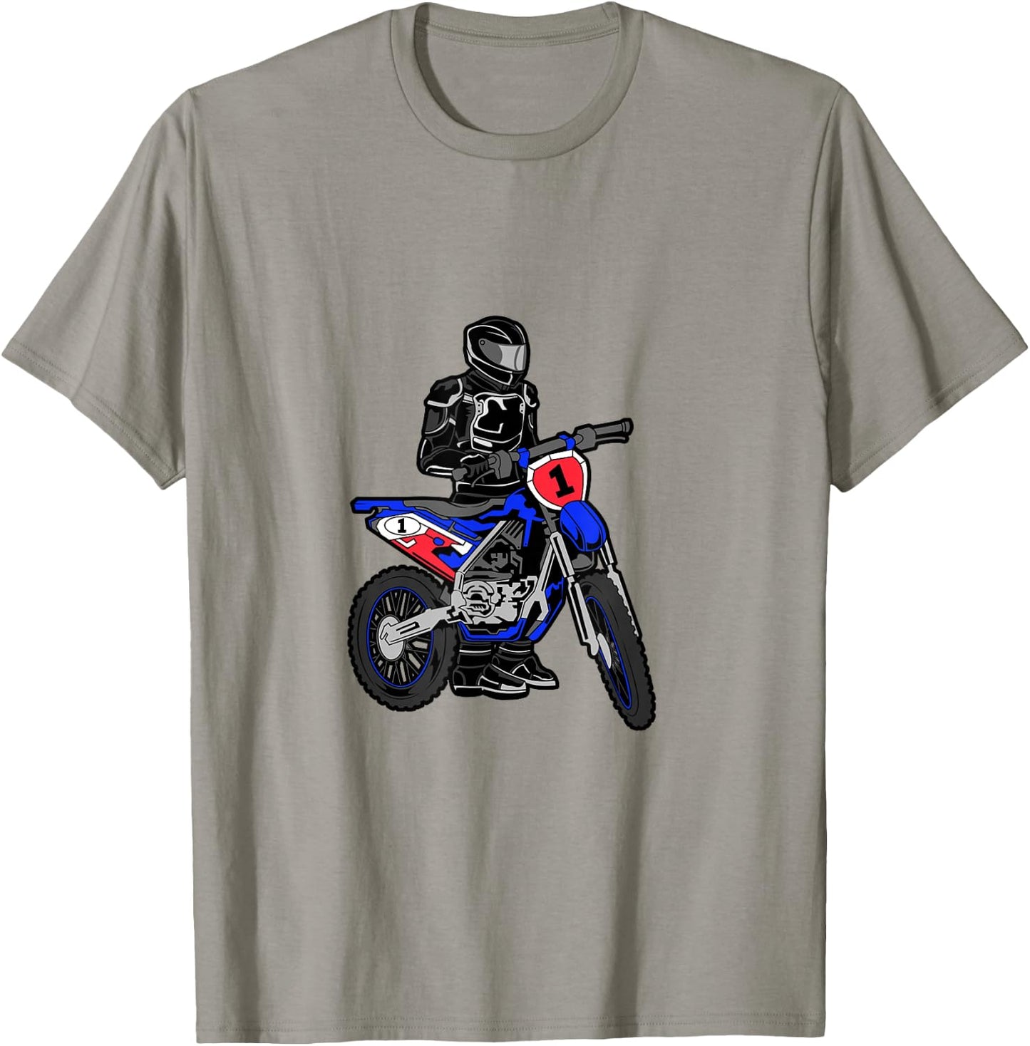 Motorcycle Motocross Drole Moto Humour Motard GP Moto France T-Shirt - T-Shirt | Sand