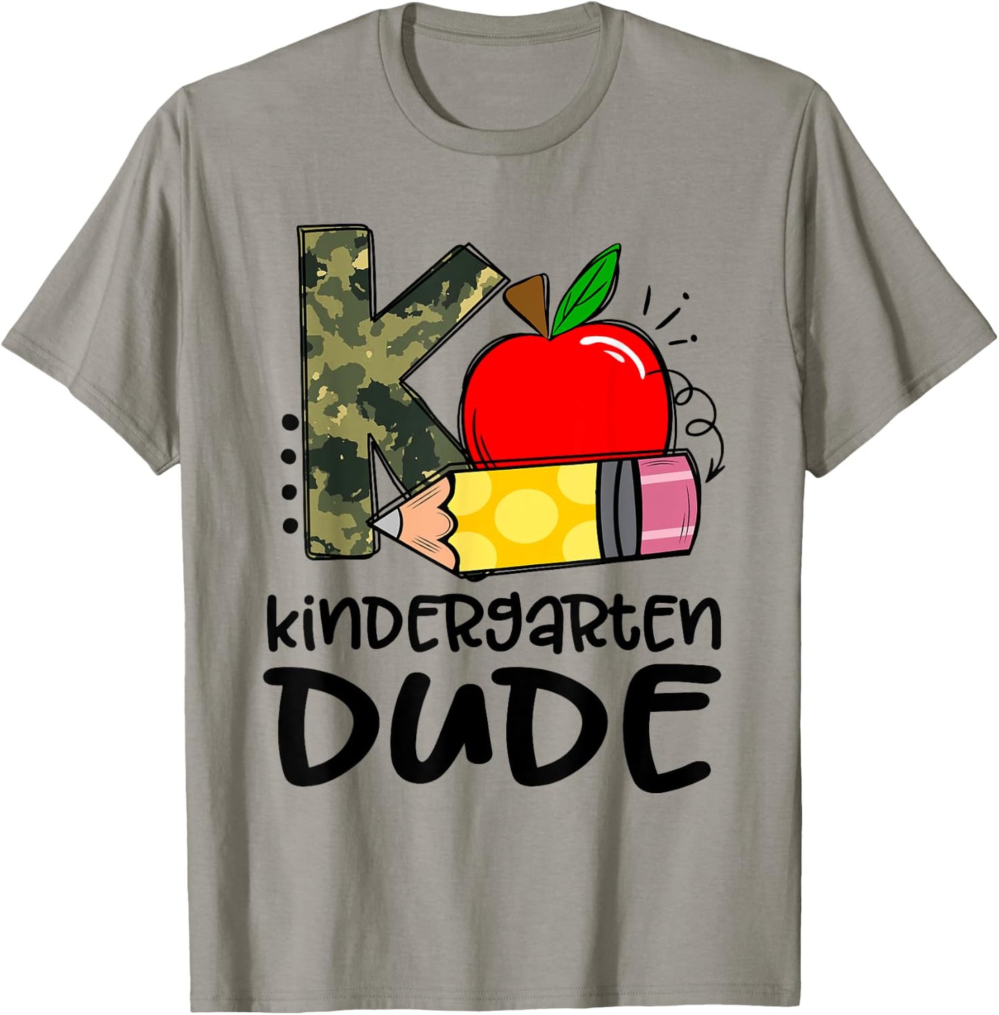 Kindergarten Dude Student Kindergarten Squad Back to School T-Shirt - T-Shirt | Sand