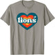Vintage Lions High School Spirit Go Lions Pride T-Shirt - T-Shirt | Sand