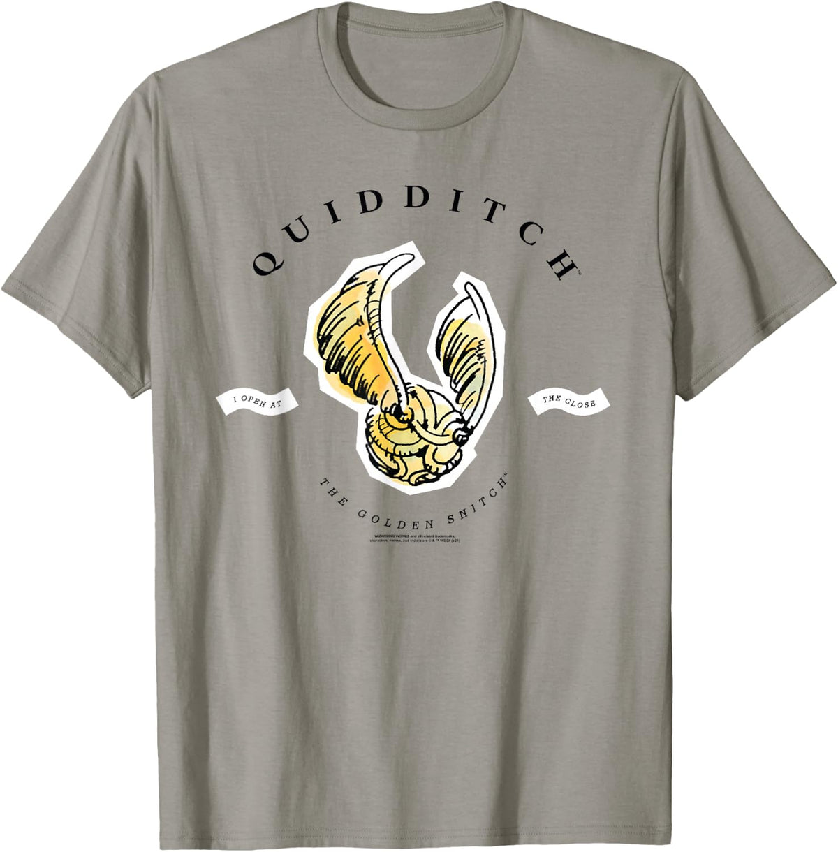 Harry Potter Golden Snitch I Open at the Close T-Shirt - T-Shirt | Sand