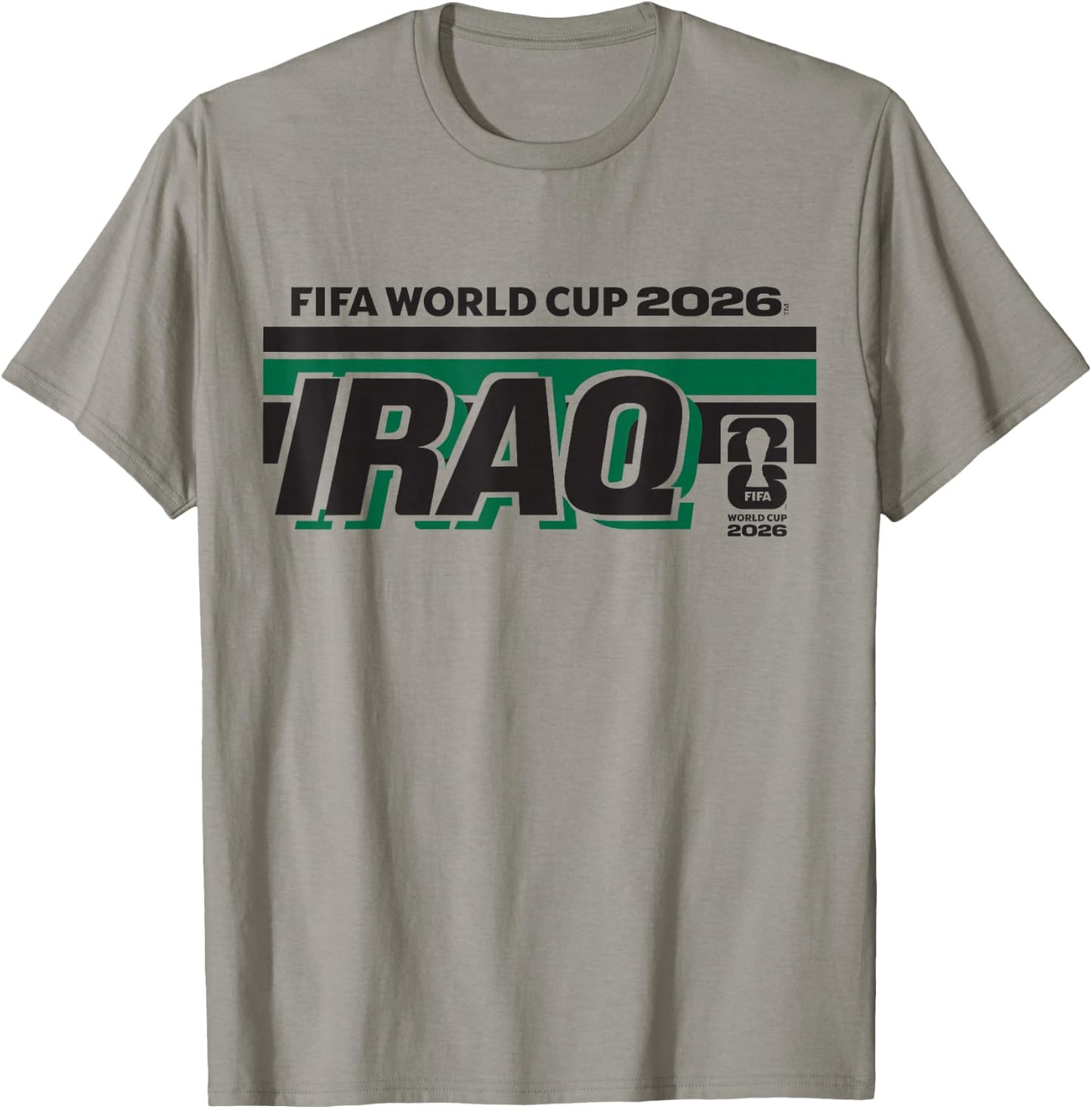 FIFA World CUP26 Iraq Stack Banner T-Shirt - T-Shirt | Sand