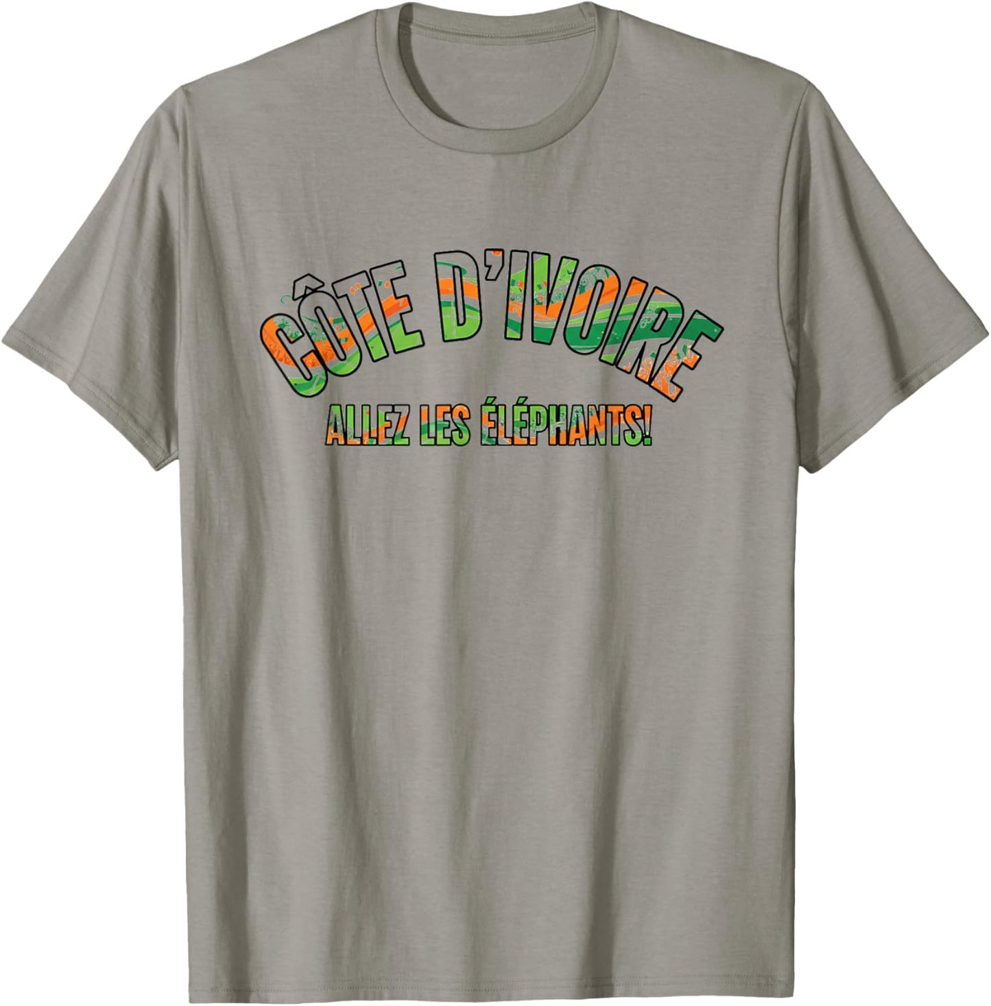 Soccer Fan Shirt 2026 Cote d Ivoire Allez Les Elephants T-Shirt - T-Shirt | Sand