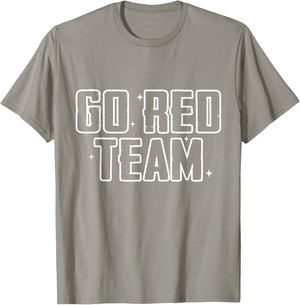 Sleepaway Summer Camp Color war Go Red Team Spirit Kids T-Shirt - T-Shirt | Sand