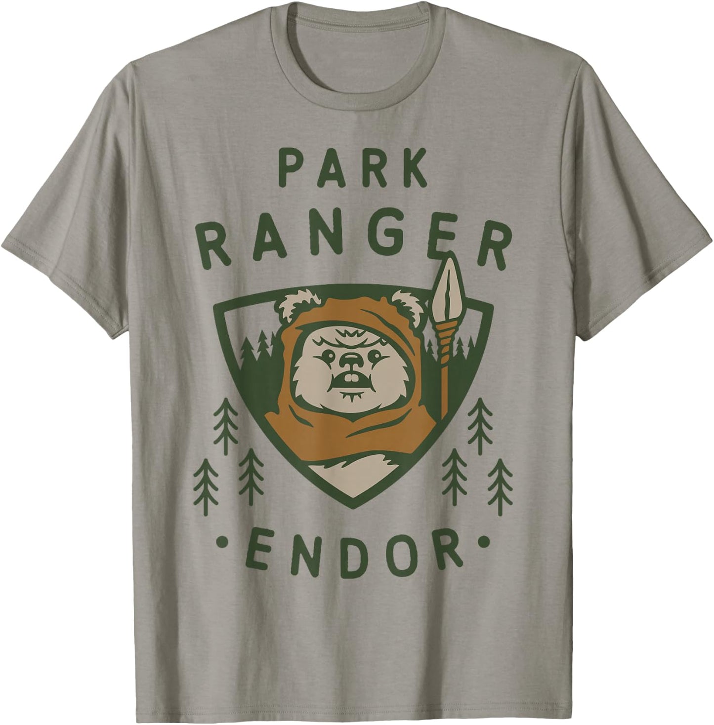 Star Wars Ewok Park Ranger Endor T-Shirt - T-Shirt | Sand