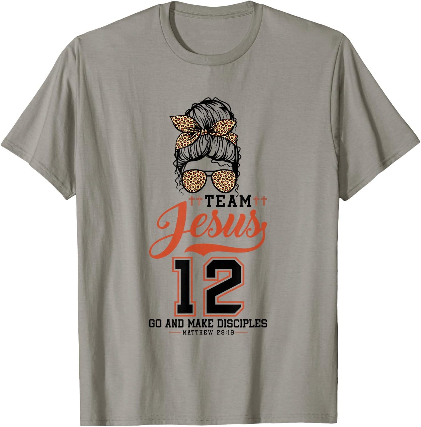 Jesus Baseball Team Jesus Christian Matthew 28:19 Verse T-Shirt - T-Shirt | Sand
