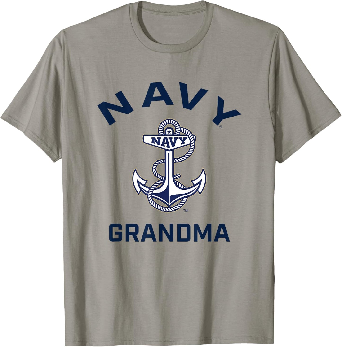 US Naval Academy Navy Midshipmen Arched Grandma T-Shirt - T-Shirt | Sand