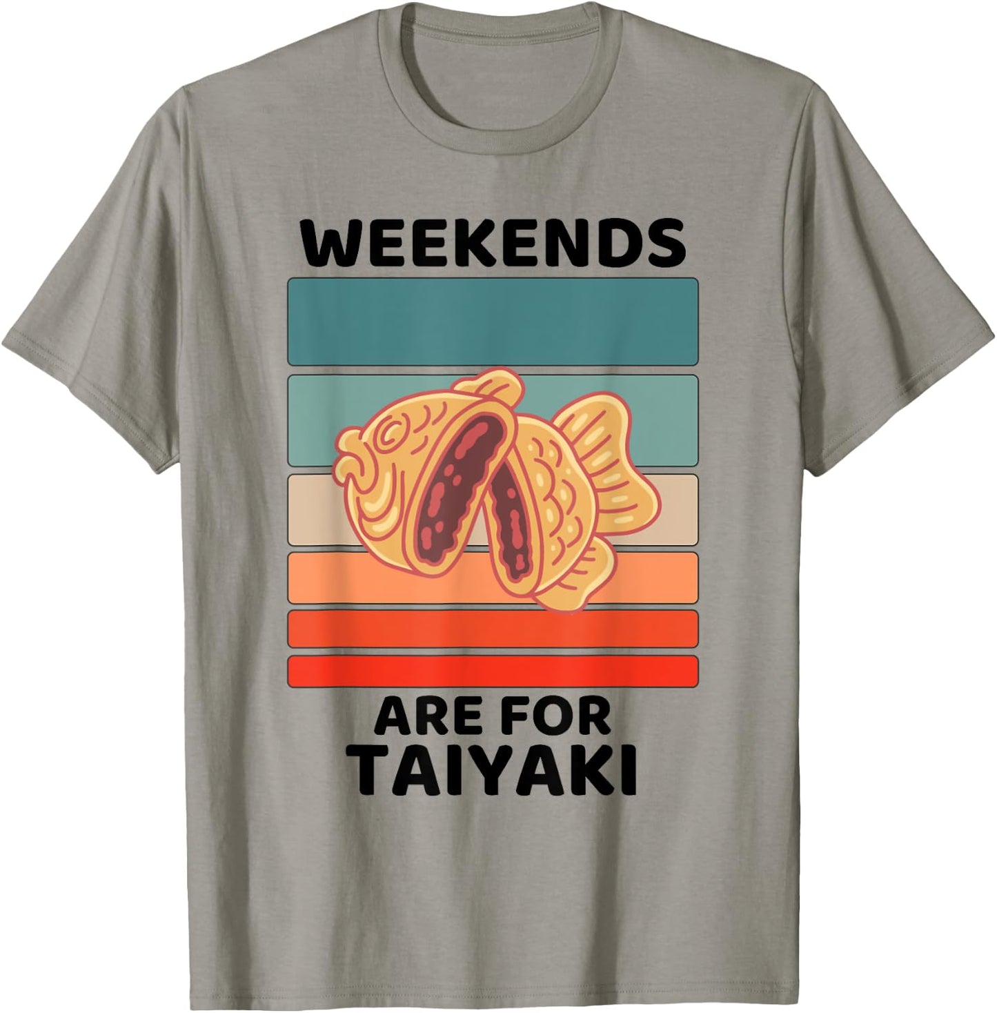 Vintage Taiyaki Food Lover Weekends Are For Taiyaki Lover T-Shirt - T-Shirt | Sand