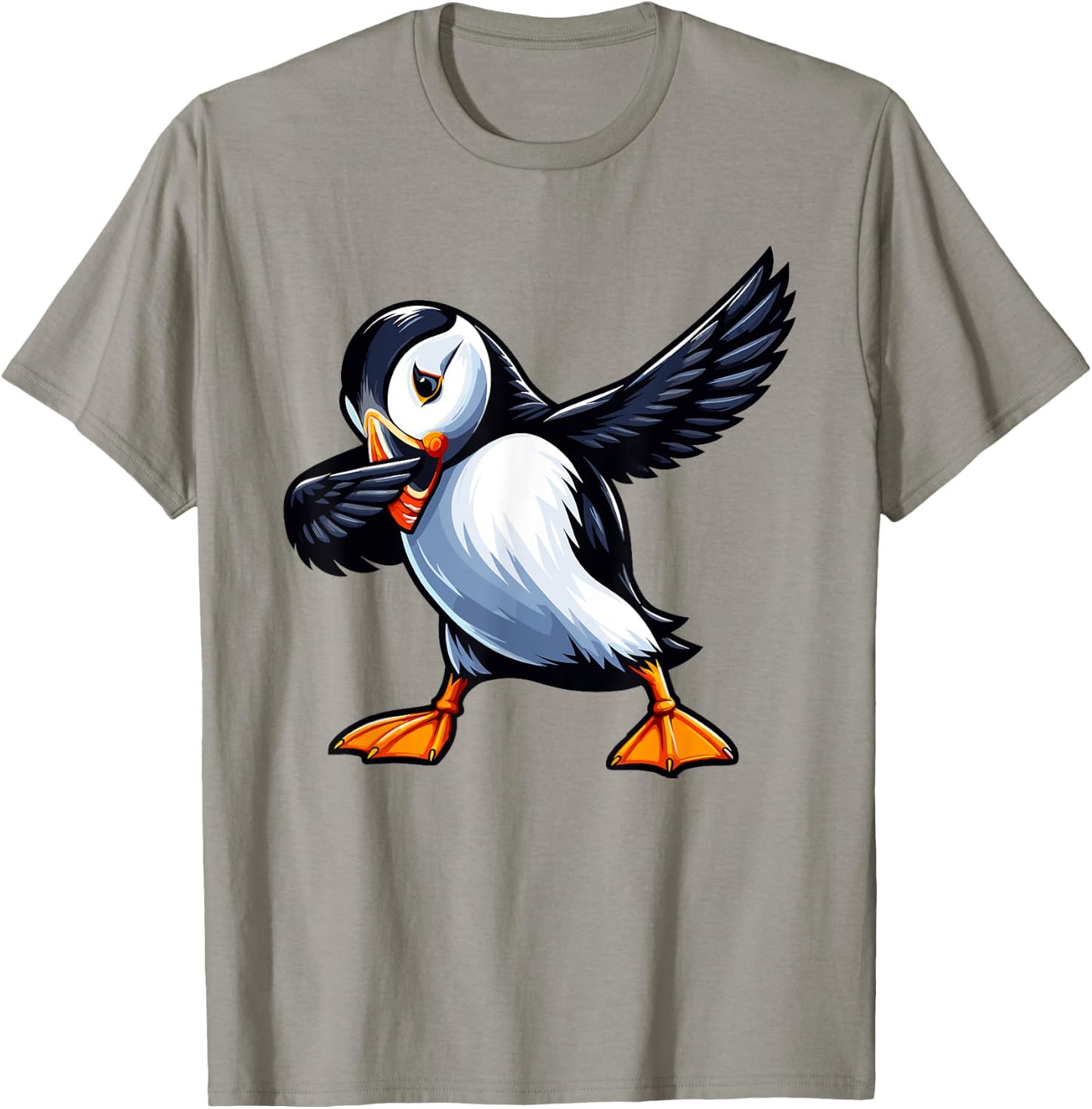 Puffin Dabbing | Puffin Bird, For Kids & Cute Puffin T-Shirt - T-Shirt | Sand