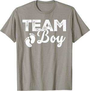 Team Boy Gender Reveal Party Team Blue Baby Announcement T-Shirt - T-Shirt | Sand