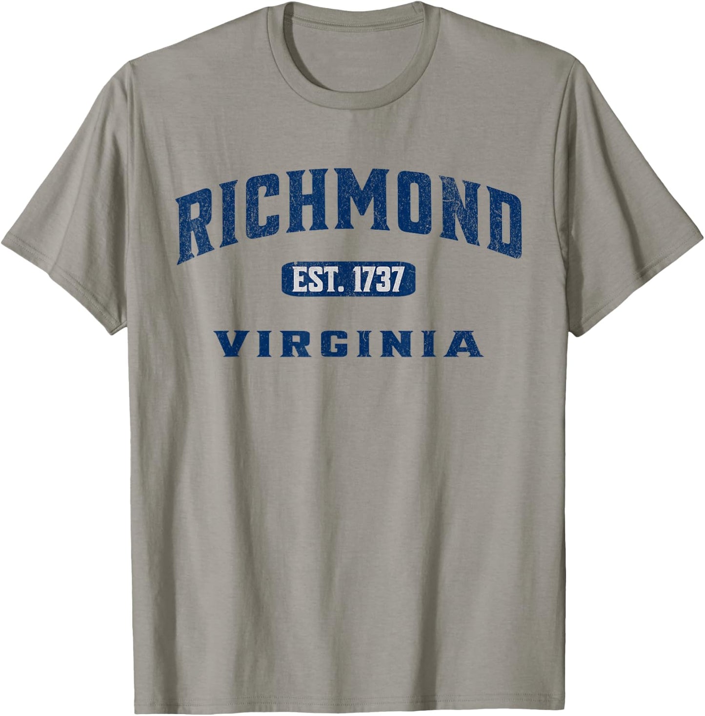 Vintage Athletic VA Souvenir Visit Richmond Virginia T-Shirt - T-Shirt | Sand