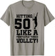 50th Birthday Tennis 50 Years Old Tennis Player Birthday T-Shirt - T-Shirt | Sand