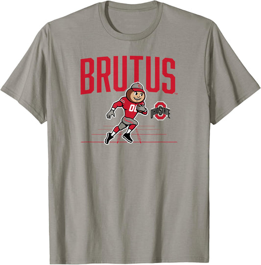 Ohio State Football: Brutus Mascot T-Shirt - T-Shirt | Sand