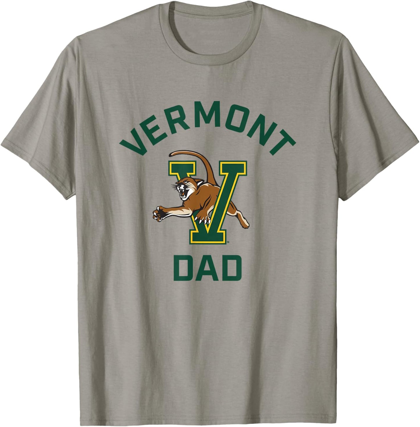 University of Vermont Catamounts Arched Dad T-Shirt - T-Shirt | Sand