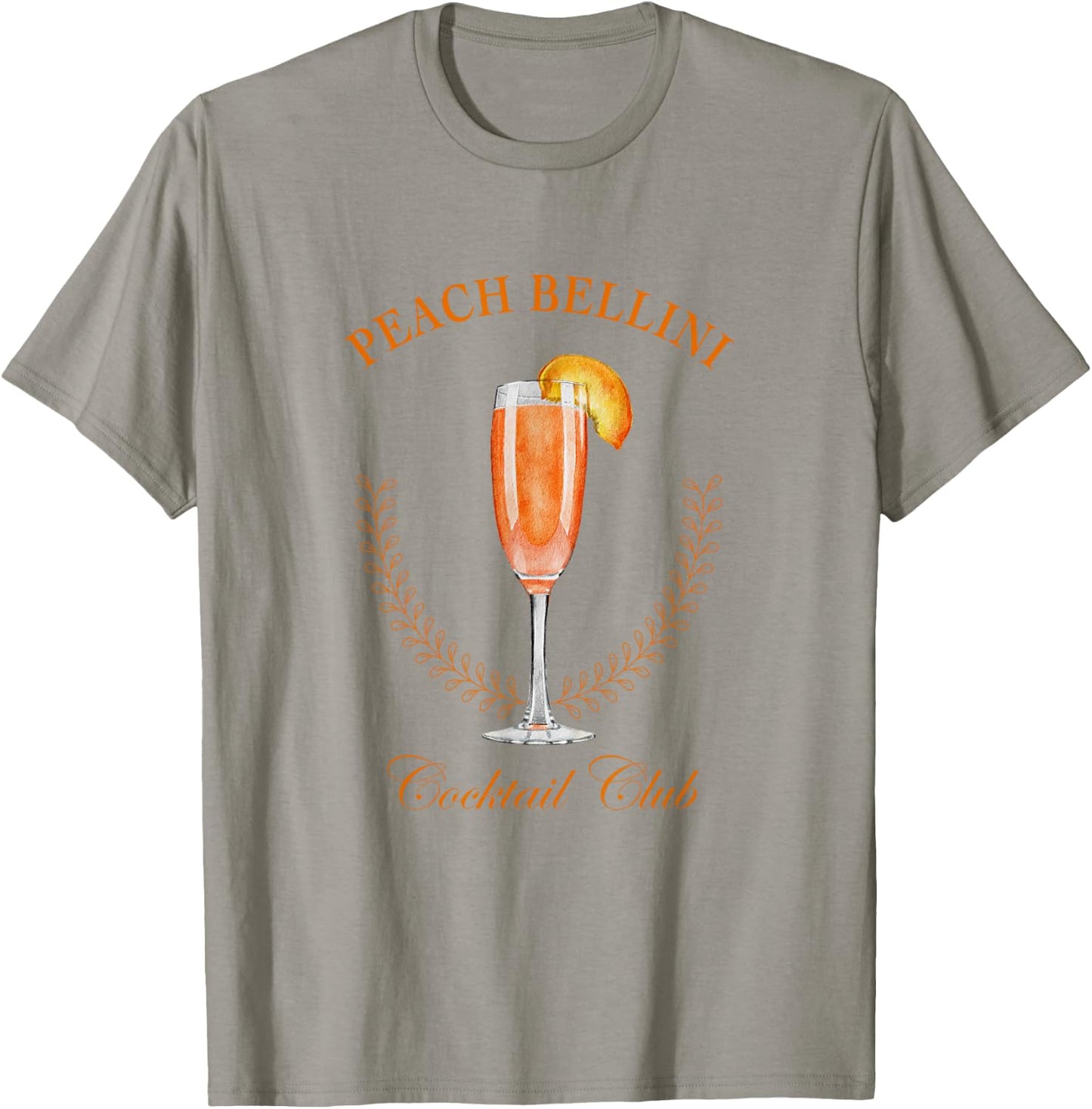 Peach Bellini Cocktail Club T-Shirt - T-Shirt | Sand