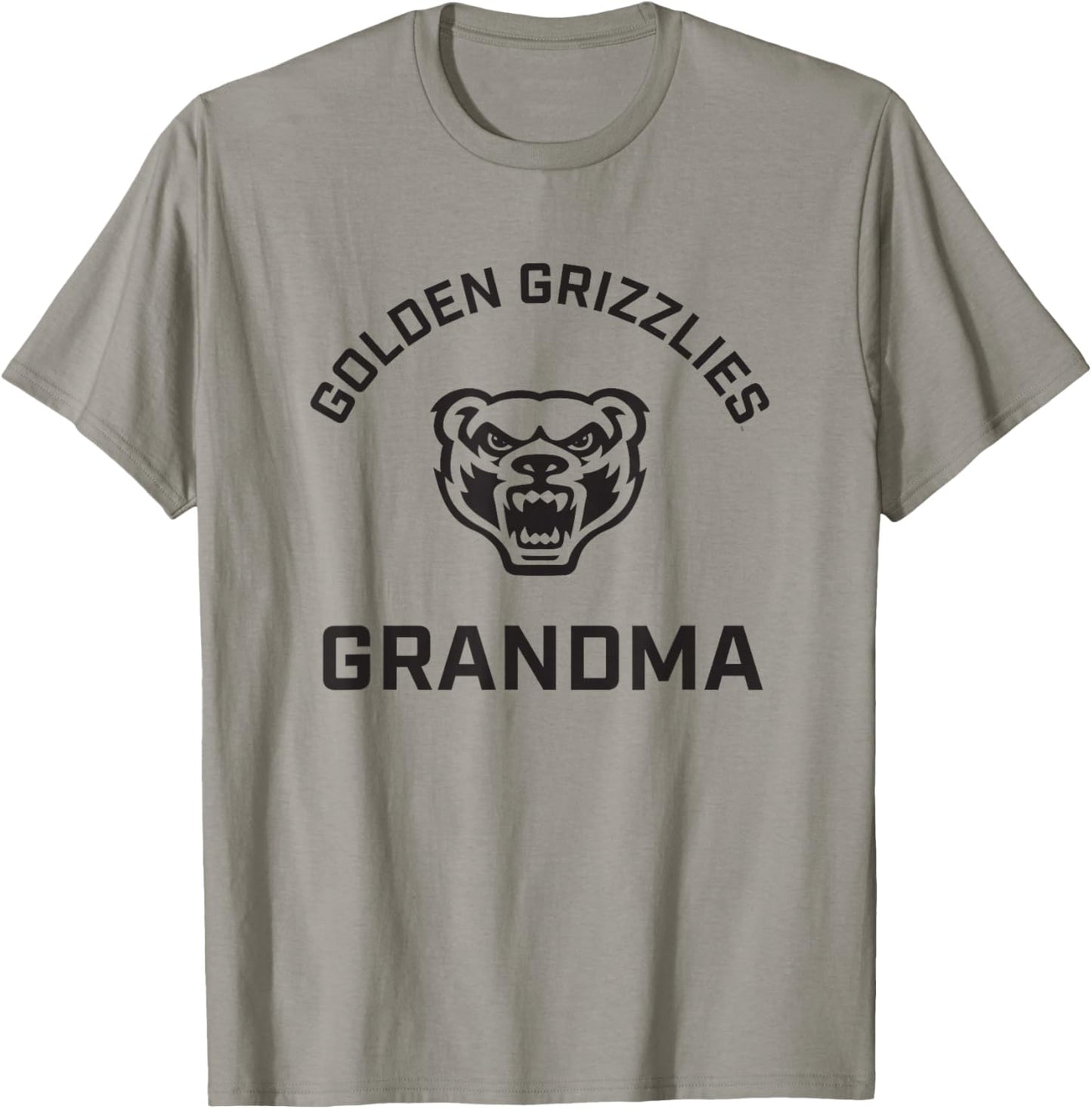 Oakland University Golden Grizzlies Arched Grandma T-Shirt - T-Shirt | Sand