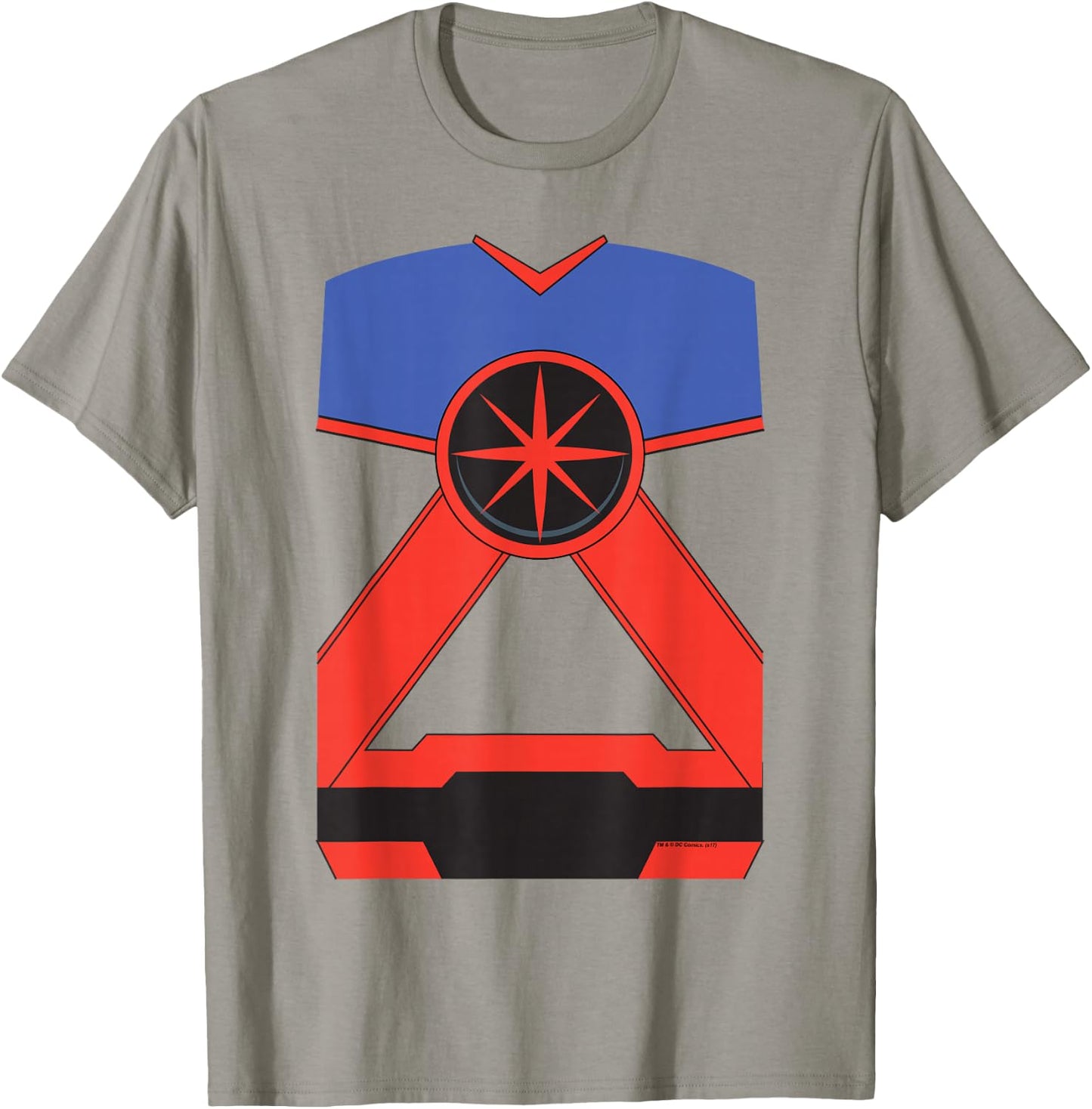 Justice League Martian Manhunter Uniform Halloween Costume T-Shirt - T-Shirt | Sand