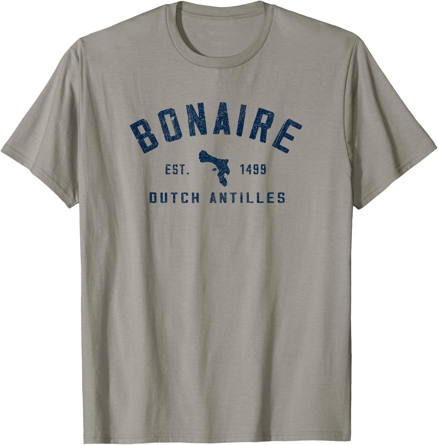 Bonaire Est 1499 Holiday Souvenir T-Shirt - T-Shirt | Sand