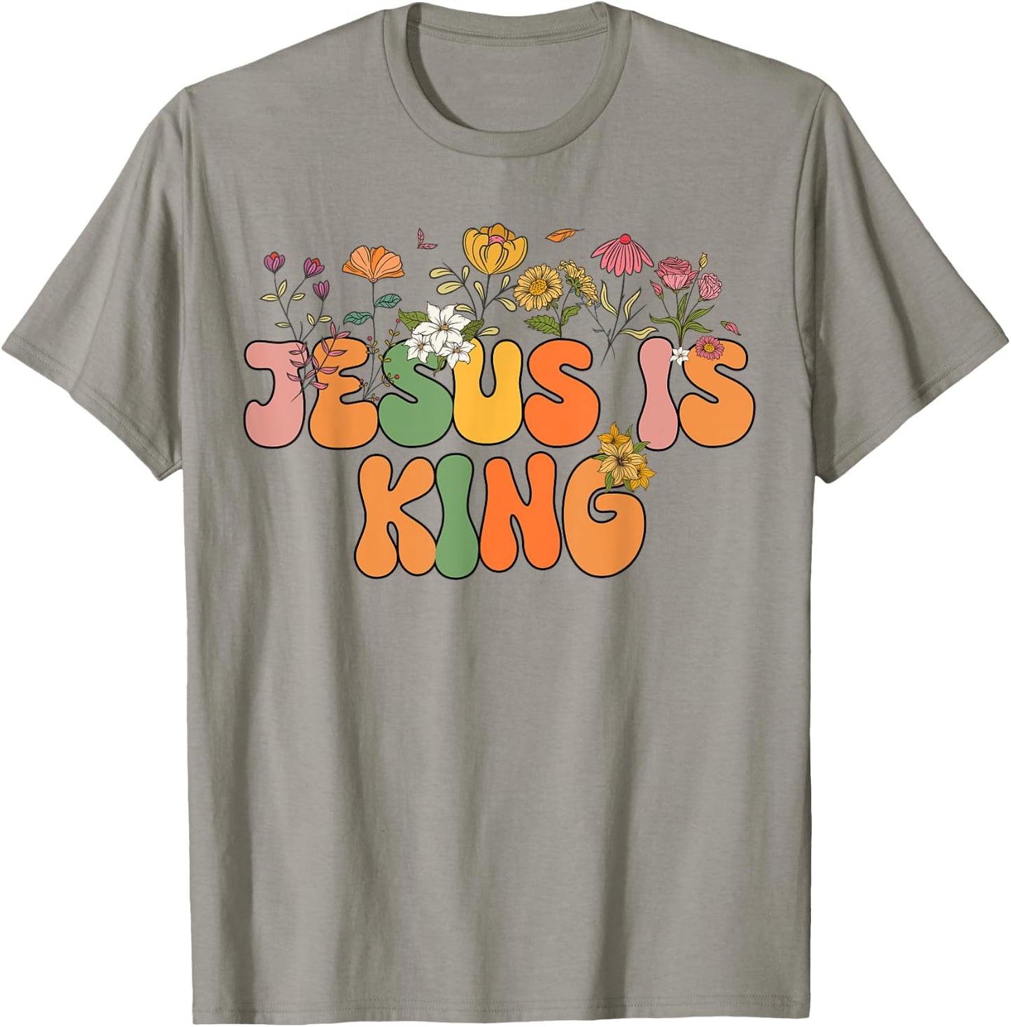 Kids Jesus Is King Christian I You Loves Women Toddler Girl T-Shirt - T-Shirt | Sand