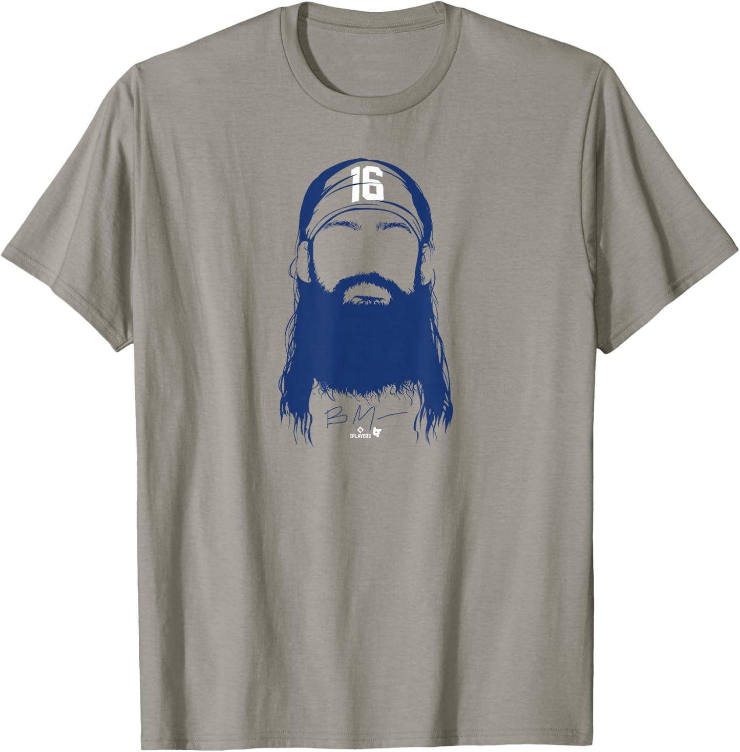Brandon Marsh - Philly Beard (Red) - Philadelphia Baseball T-Shirt - T-Shirt | Sand