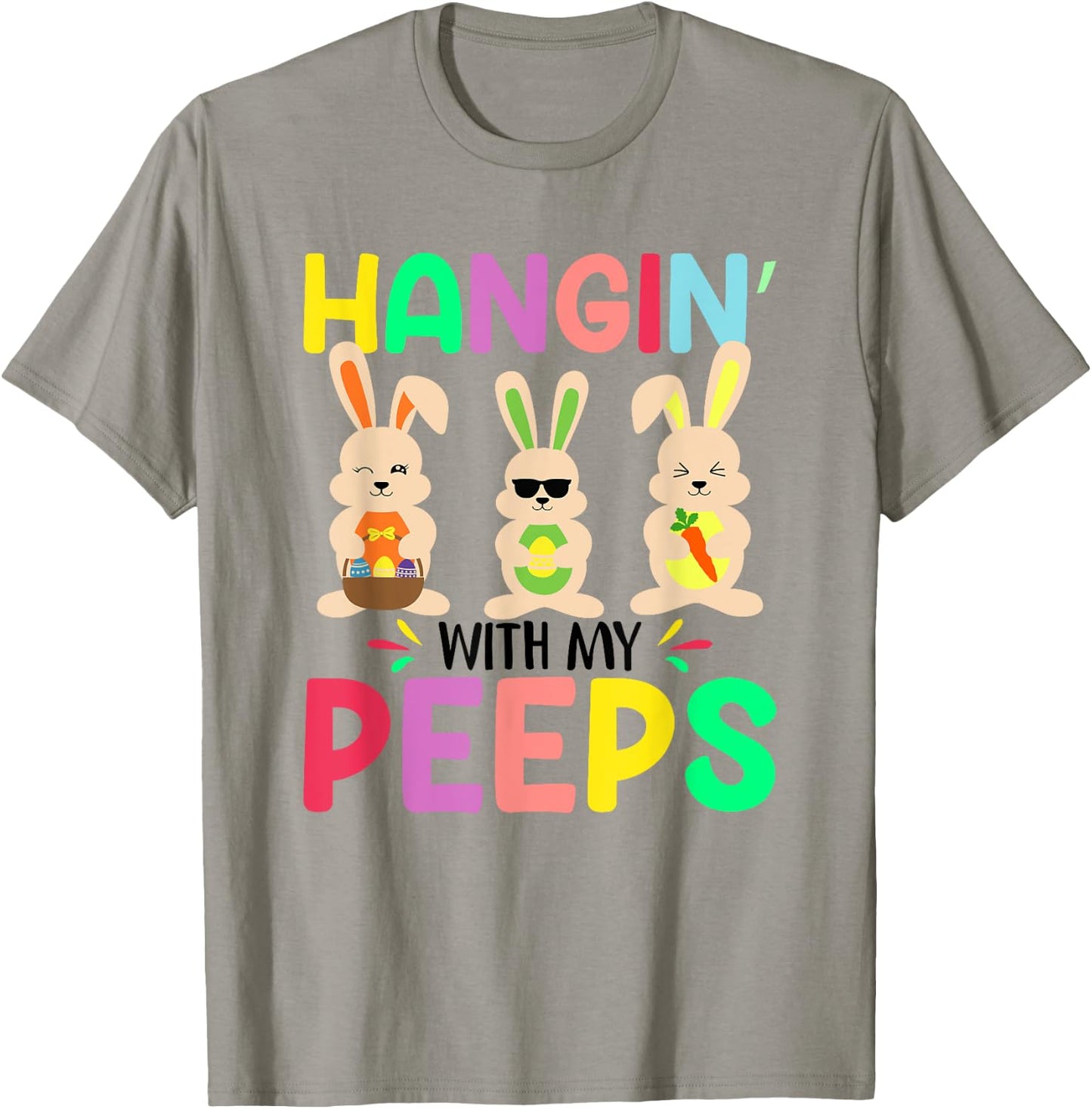 Hangin With My Peeps T-Shirt - T-Shirt | Sand