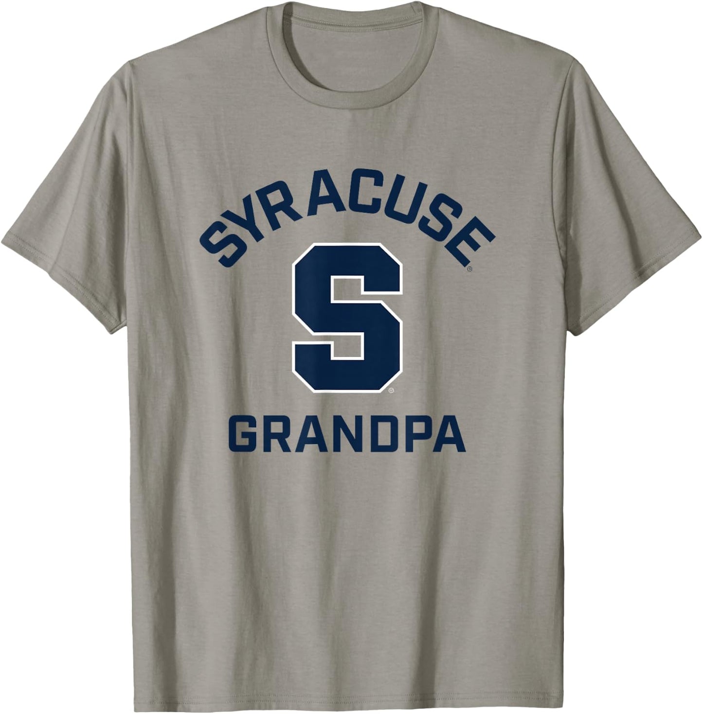 Syracuse University Orange Arched Grandpa T-Shirt - T-Shirt | Sand
