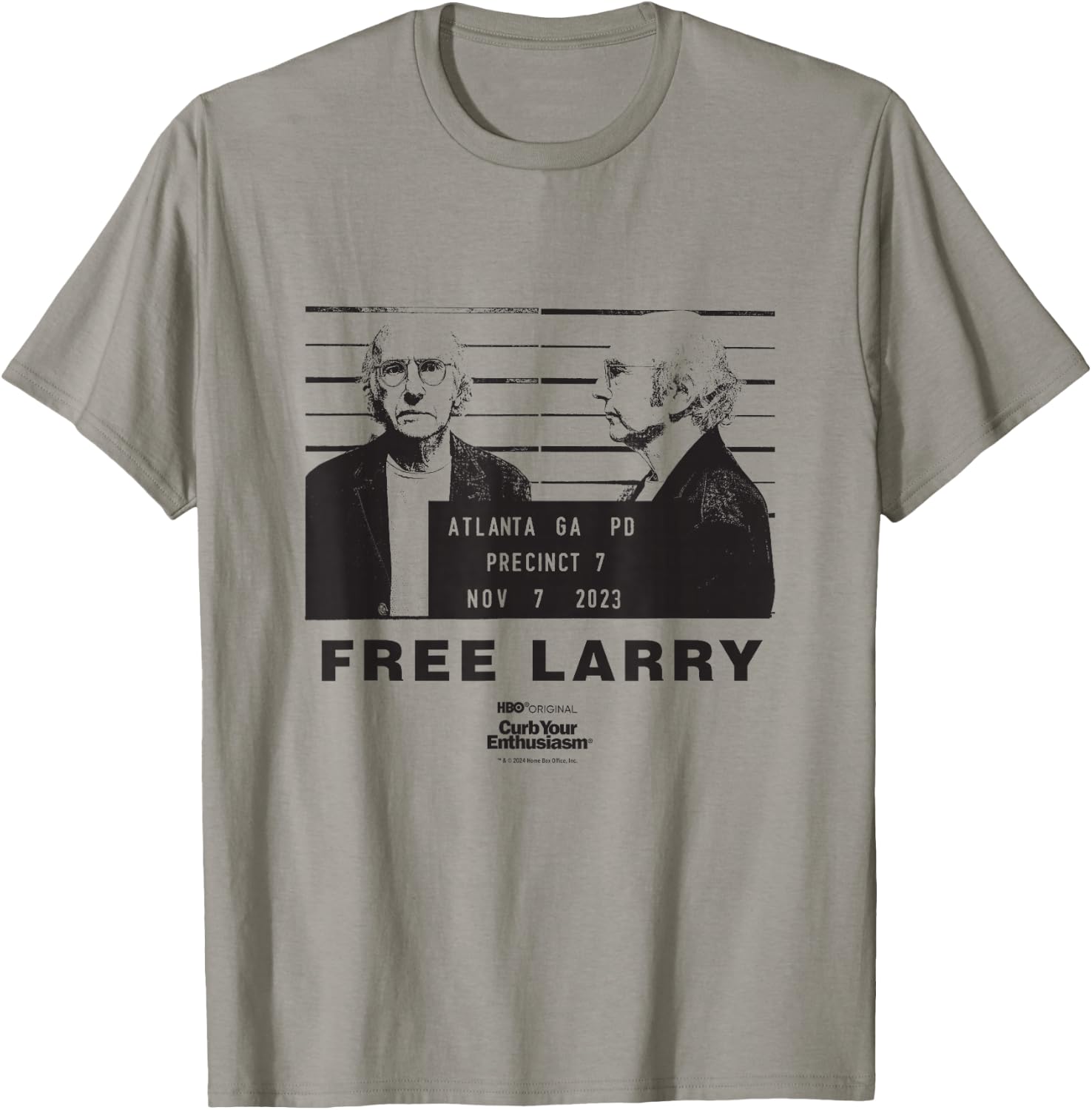 Curb Your Enthusiasm Free Larry Officially Licensed T-Shirt - T-Shirt | Sand