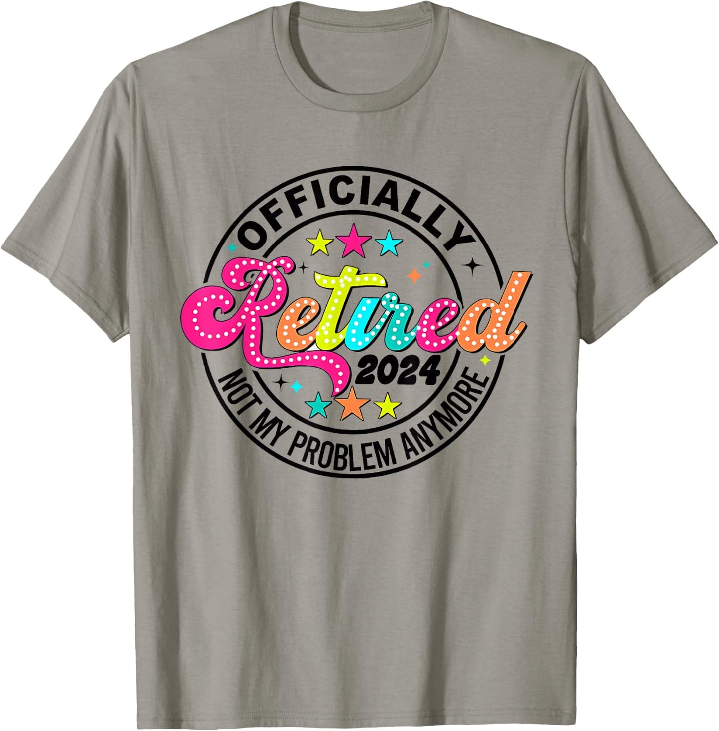 Officially Retired 2024 Retirement 2024 Women T-Shirt - T-Shirt | Sand