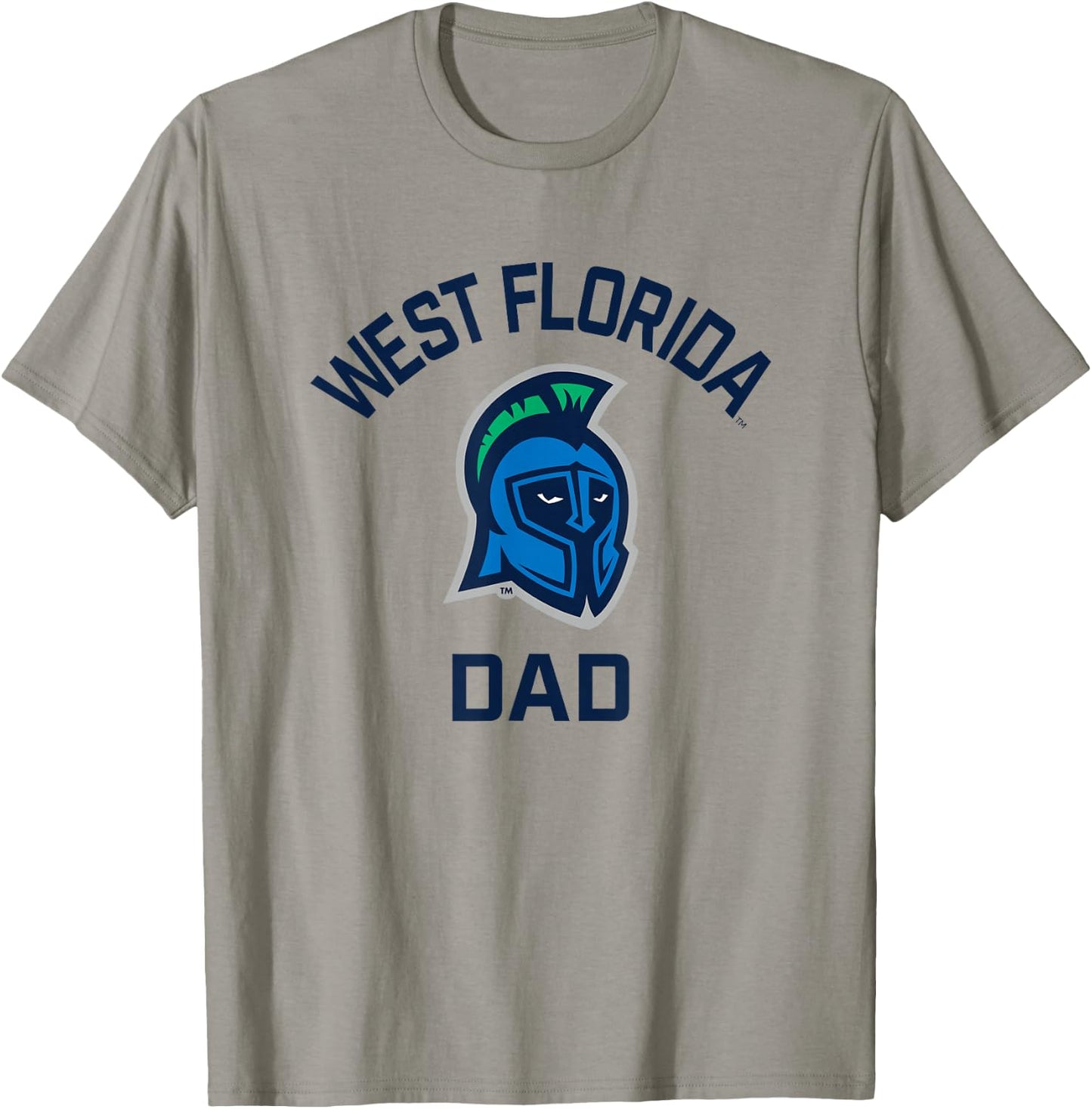 University of West Florida UWF Argonauts Arched Dad T-Shirt - T-Shirt | Sand