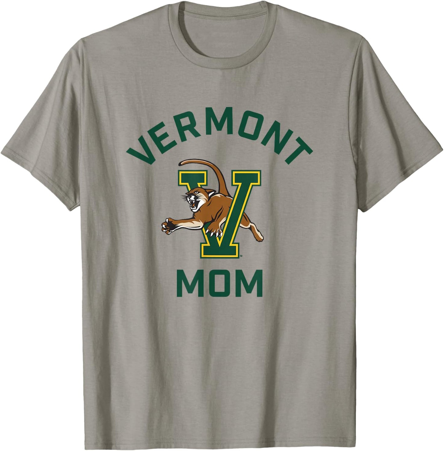 University of Vermont Catamounts Arched Mom T-Shirt - T-Shirt | Sand