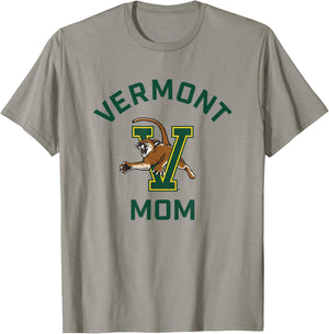 University of Vermont Catamounts Arched Mom T-Shirt - T-Shirt | Sand