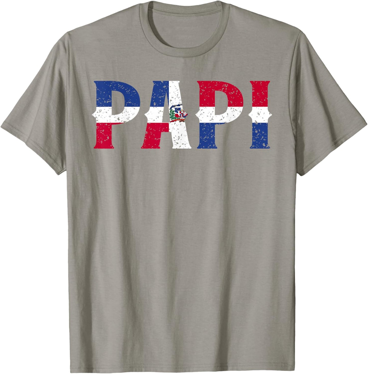 PAPI Dominican Republic Flag Father's Day Patriotic Pride T-Shirt - T-Shirt | Sand