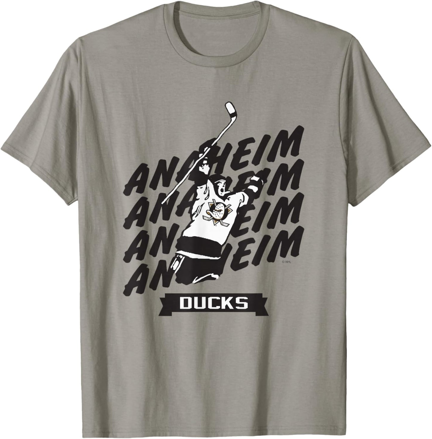 Anaheim Ducks Graffiti Orange Officially Licensed T-Shirt - T-Shirt | Sand