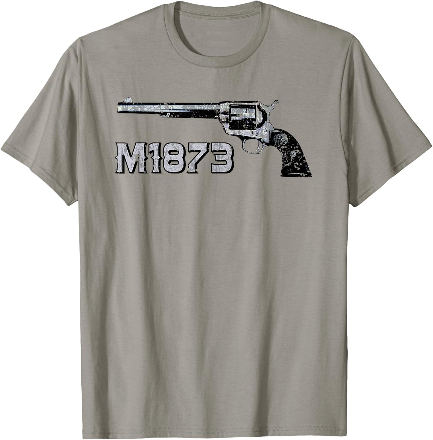 Revolver SAA M1873 Single Action Army T-Shirt - T-Shirt | Sand