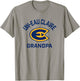 University of Wisconsin-Eau Claire Blugolds Arched Grandpa T-Shirt - T-Shirt | Sand